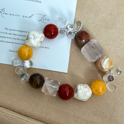96.Multi-Gemstone Wealth Bracelet